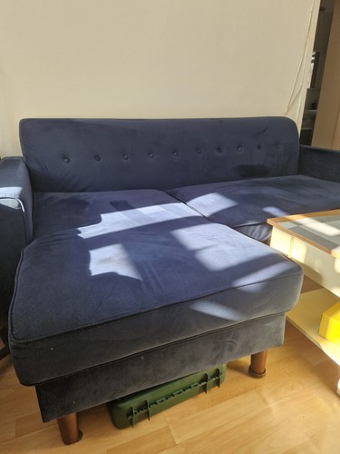 Mid century modern navy - navy, blue