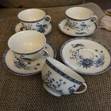 CH Field Haviland Limoges France 4 tea cups and saucers . Excellent Condition 