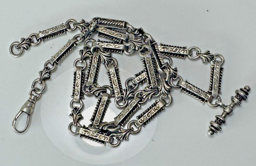 Antique sterling silver watch - antique,