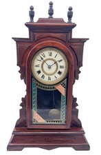 Awesome American Gingerbread Mantel Clock – ca 1900