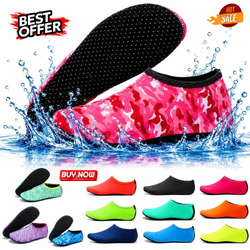 Adult aqua shoes - adult, socks