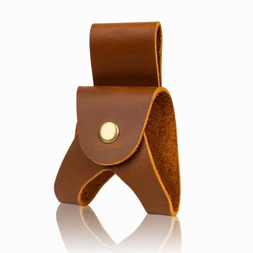 Short style leather hatchet - short,