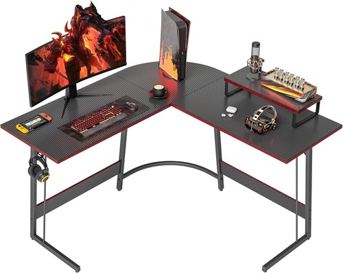 Shaped gaming desk 120cm - l,