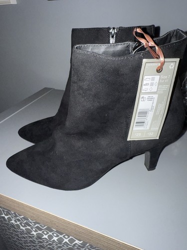 Ankle boots black faux - f&f,