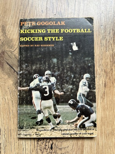 Pete gogolak kicking the - pete,