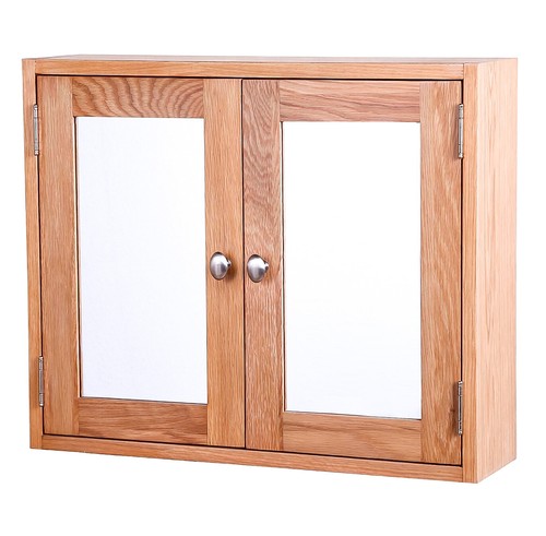 Bathroom cabinet oak wood - cabinet,,