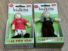 Le Toy Van Grandfather Grandad & Footballer Boy Toy Figure Budkins
