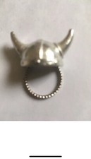 Viking Helmet TG321A Brooch drop hoop Holder Glasses, Pen, ID 