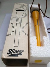 Parker Slinger Plain Mandarin yellow Ballpoint Pen.NoAdvertising.Boxed.xmas gift