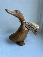 Dcuk Hand Carved Wooden Duck