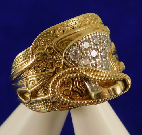 Mens solid 9ct gold - mens, gemstone