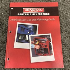 GENERAC 86262 PORTABLE GENERATORS FAMILIARIZATION & TROUBLESHOOTING GUIDE