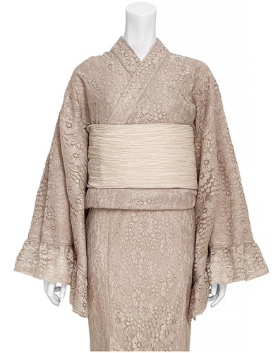 Japanese yukata set lace frill - yukata,
