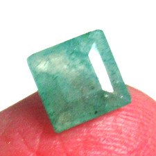 7x7mm natural emerald - natural,