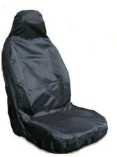 FOR CITROEN SAXO - Heavy Duty Waterproof Single Black Seat Cover Protector