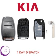 FLIP KEY CASE 2 BUTTON FOR KIA PICANTO 2013-2016 HYN17 BLADE FOB SHELL KEY COVER
