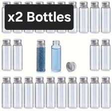 2x 25ml Small Plastic Storage