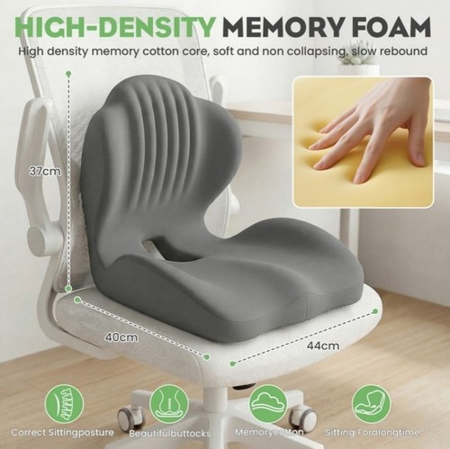 Ergonomic back and - 2-in-1, seat