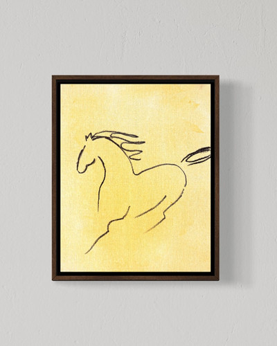 Horse motion 8x10 canvas - in,