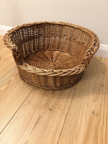 Vintage wicker woven small pet - vintage,