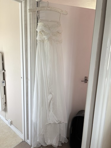 White strapless sleeveless - white,