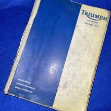Triumph T595 Daytona T509 Speed Triple Service Manual Book Incomplete