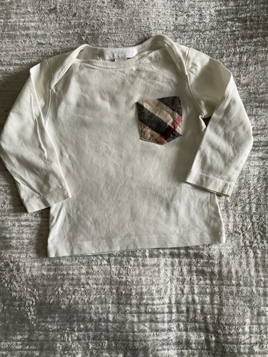Burberry white baby boy long - burberry,