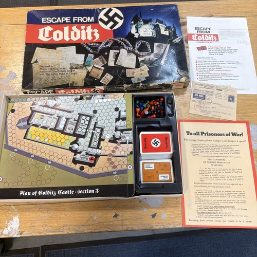 Escape from colditz board - escape,