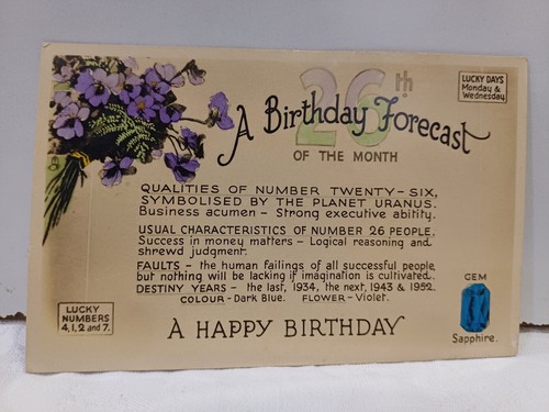 Vintage birthday forecast - vintage,