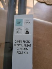 28mm Fixed Pencil Pleat