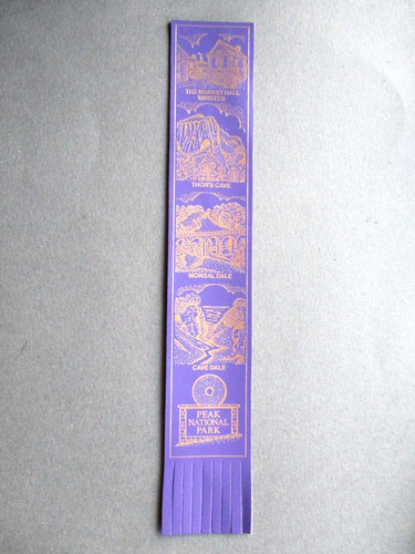 Leather bookmark peak national - leather,