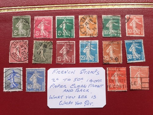 French postage stamps 50c - french,