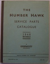 Humber Hawk 1946 Models