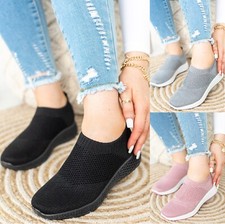 LADIES WOMENS FLAT WALKING