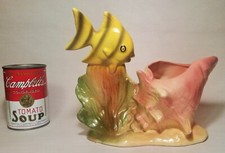 ANGELFISH vtg ceramic art