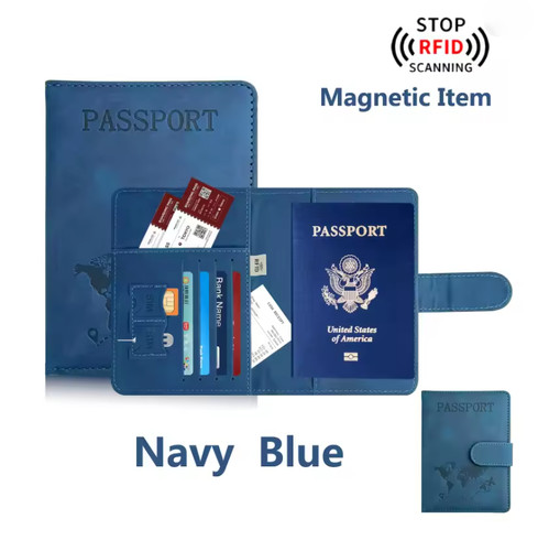 Rfid passport holder wallet - wallet, pu