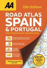 AA Road Atlas Spain & Portugal by N.A. Paperback