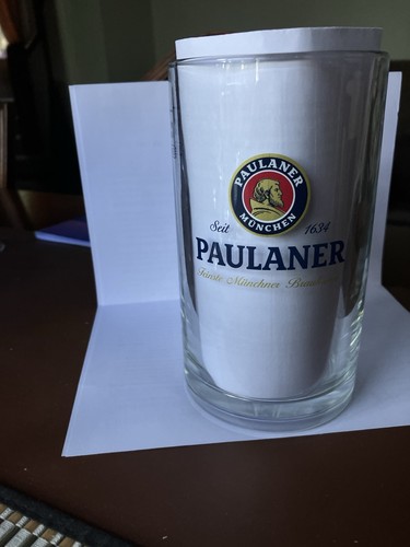 Paulaner beer glass tankard - paulaner,