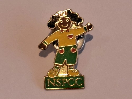 Nspcc enamel pin badge - enamel, badge.