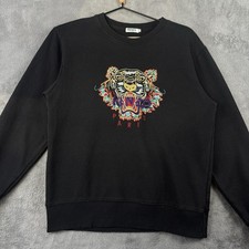 Kenzo Jumper Mens Medium Black
