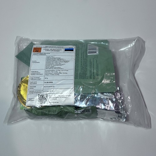 Estonian military mre complete - estonian,
