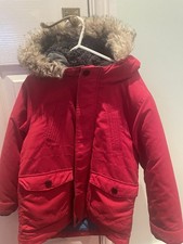 Next Kids Red Coat With Hood