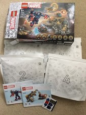 LEGO Marvel Avengers Endgame Thor vs Chitauri 76322 NO Iron Patriot NEW &Opened