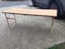 Pine Frame And Pressboard Folding Pasting Table