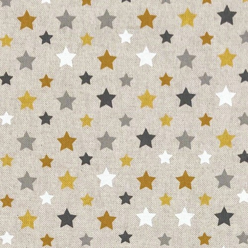 Cotton rich linen look fabric - cotton,