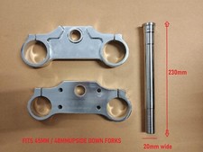 Pit bike upside - down, forks