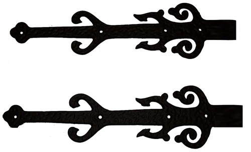 Pair gothic fiery false - pair,