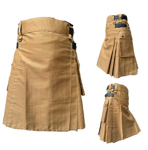 Men beige khaki with black - men, /