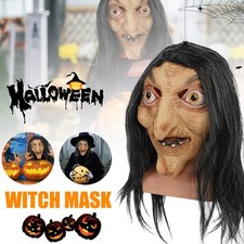 Halloween Witch Mask Scary