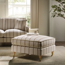 Cream Chenille Burnt Orange